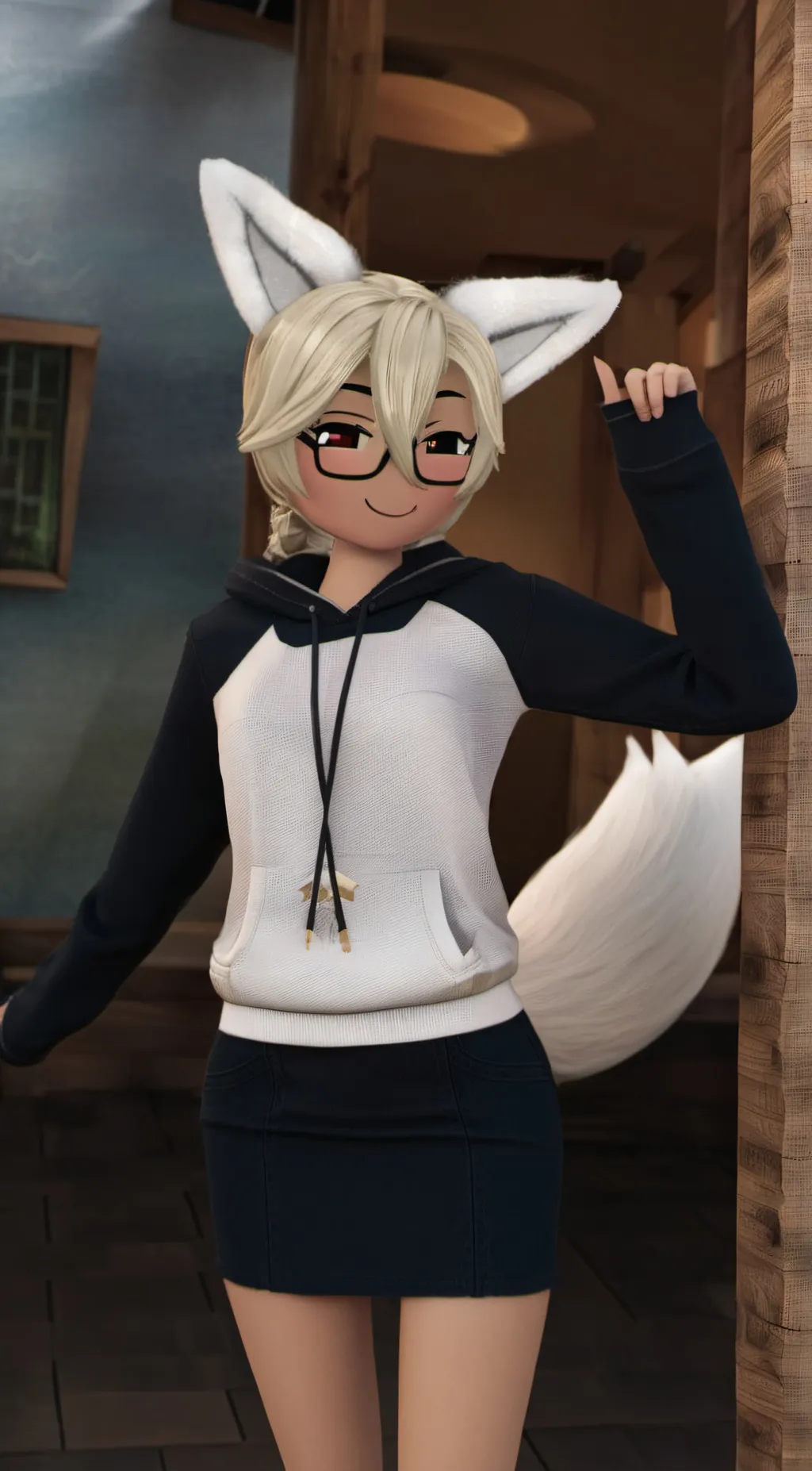 ai character: Miku background