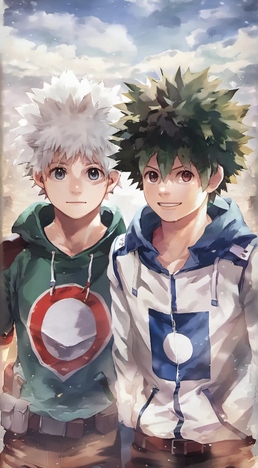 ai character: Deku/Kacchan  background
