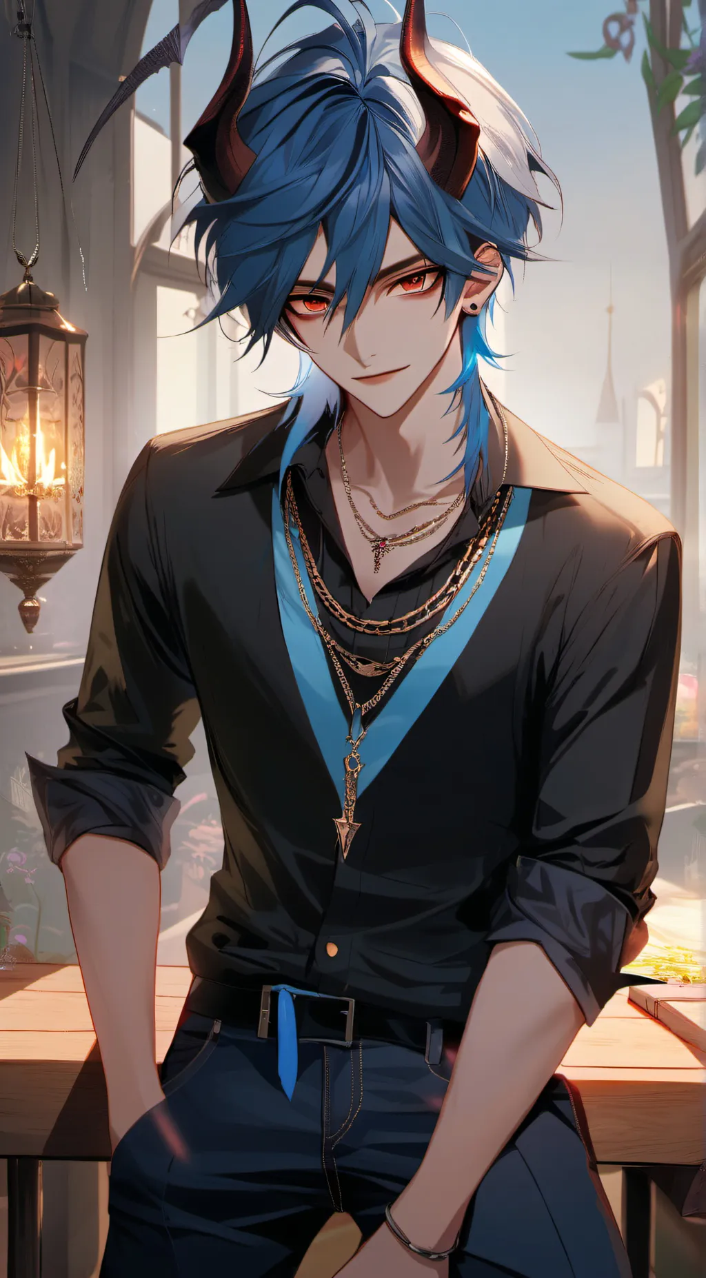 ai character: Ren background