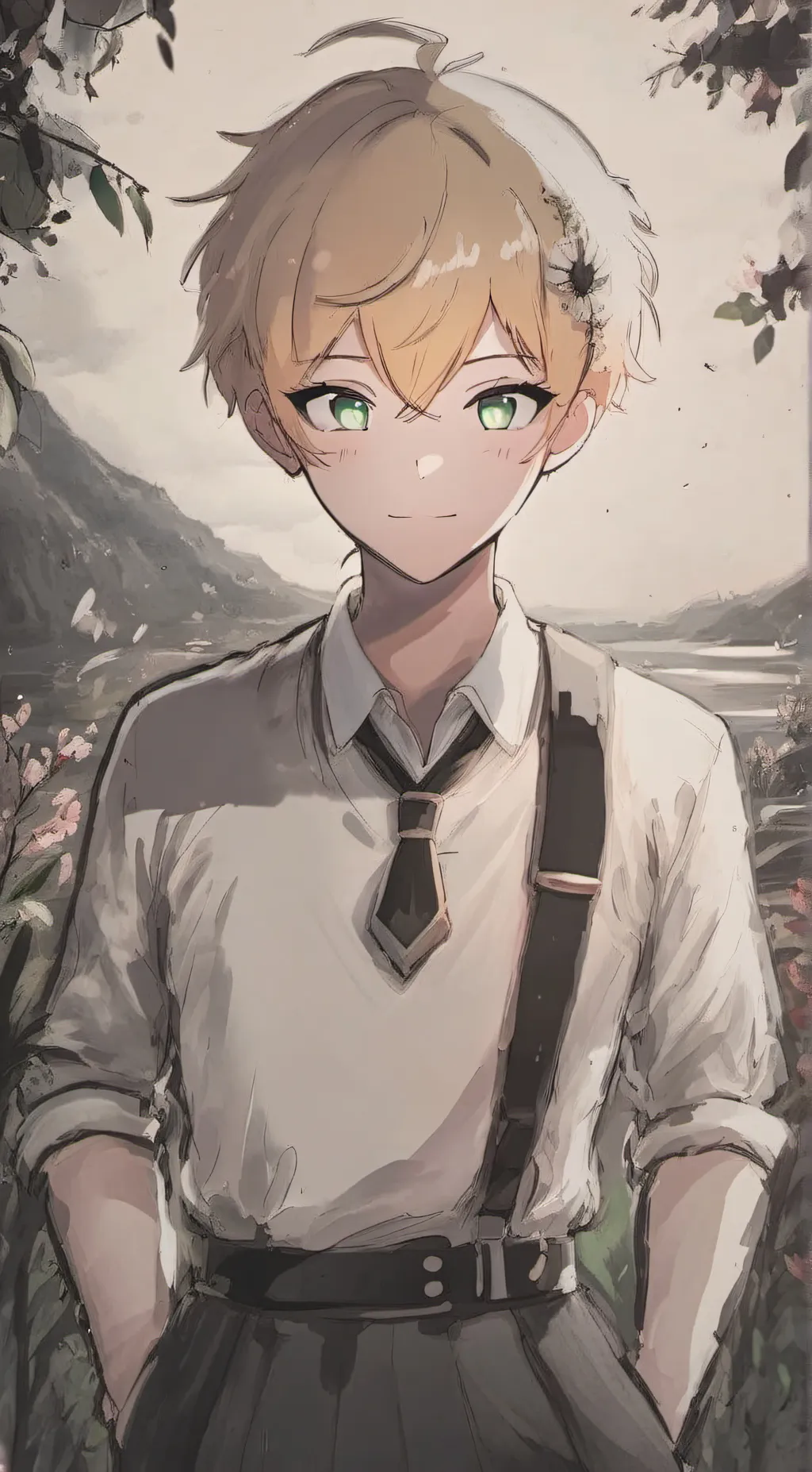 ai character: luke obey me background