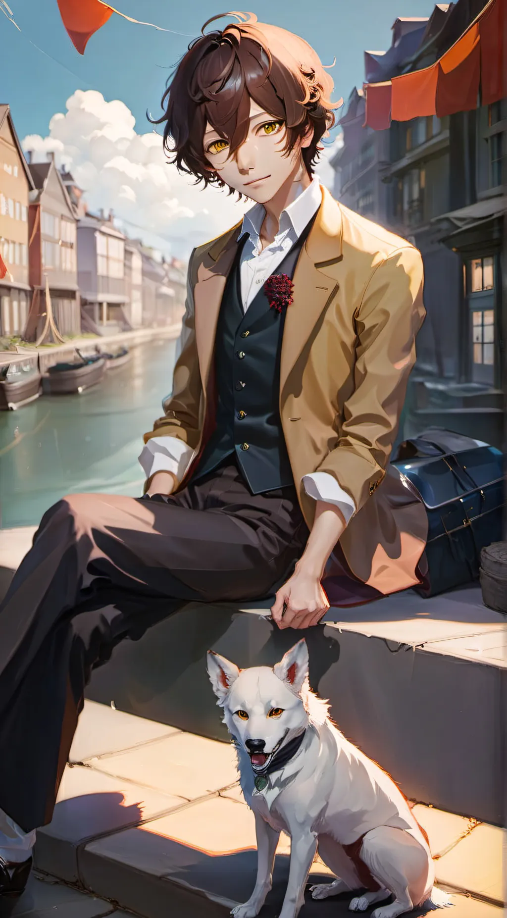 ai character: Dazai background