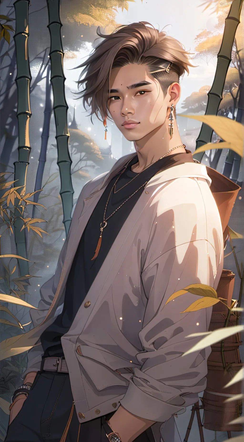 ai character: Haruka (하루카) background