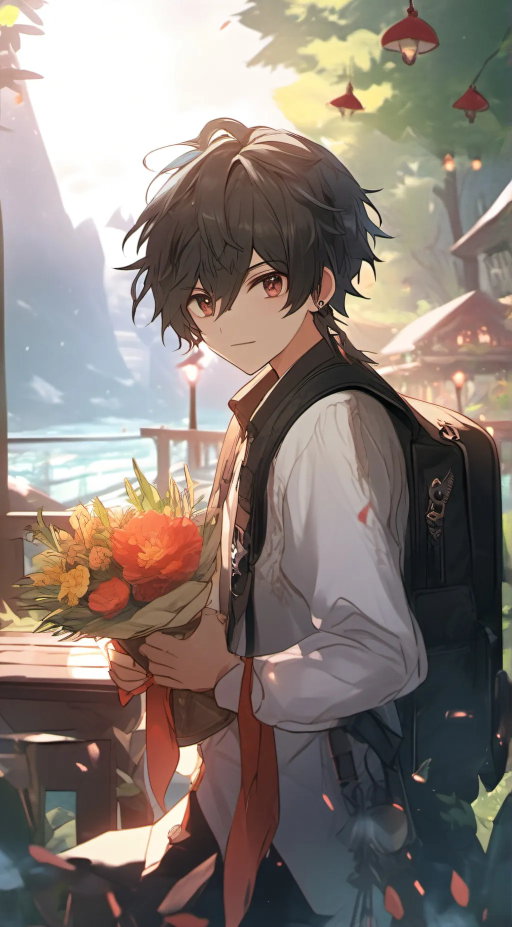 ai character: Cameron  background