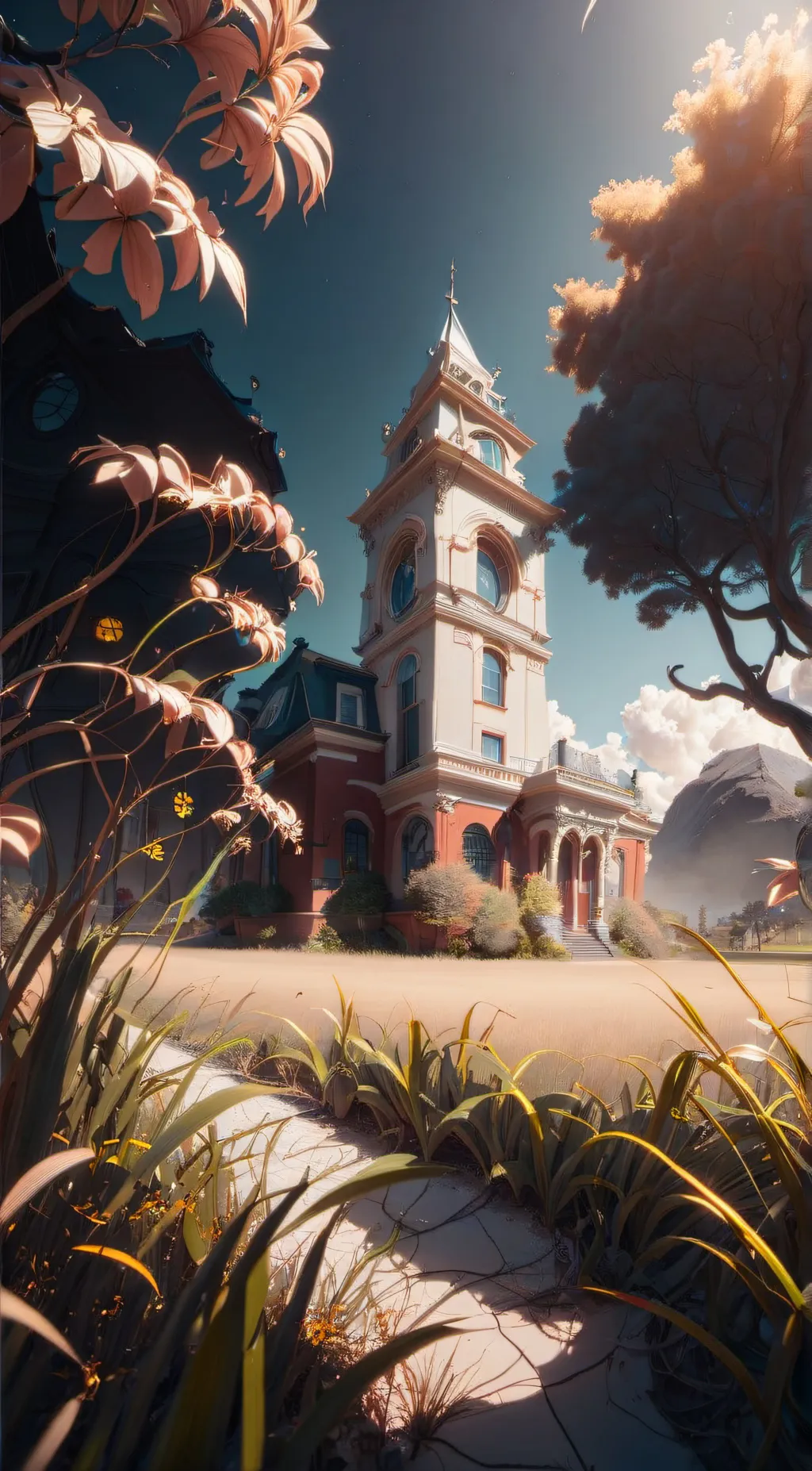 ai character: Touch grass  background