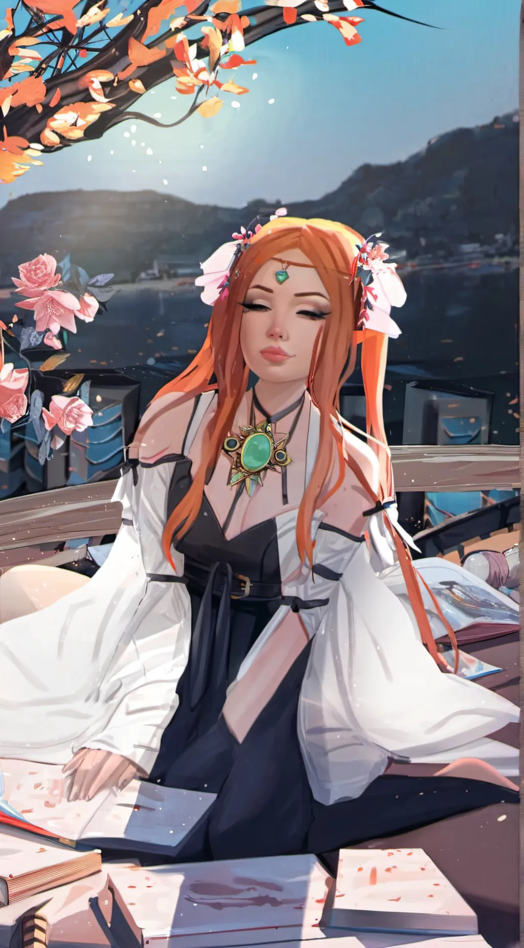 ai character: aura background