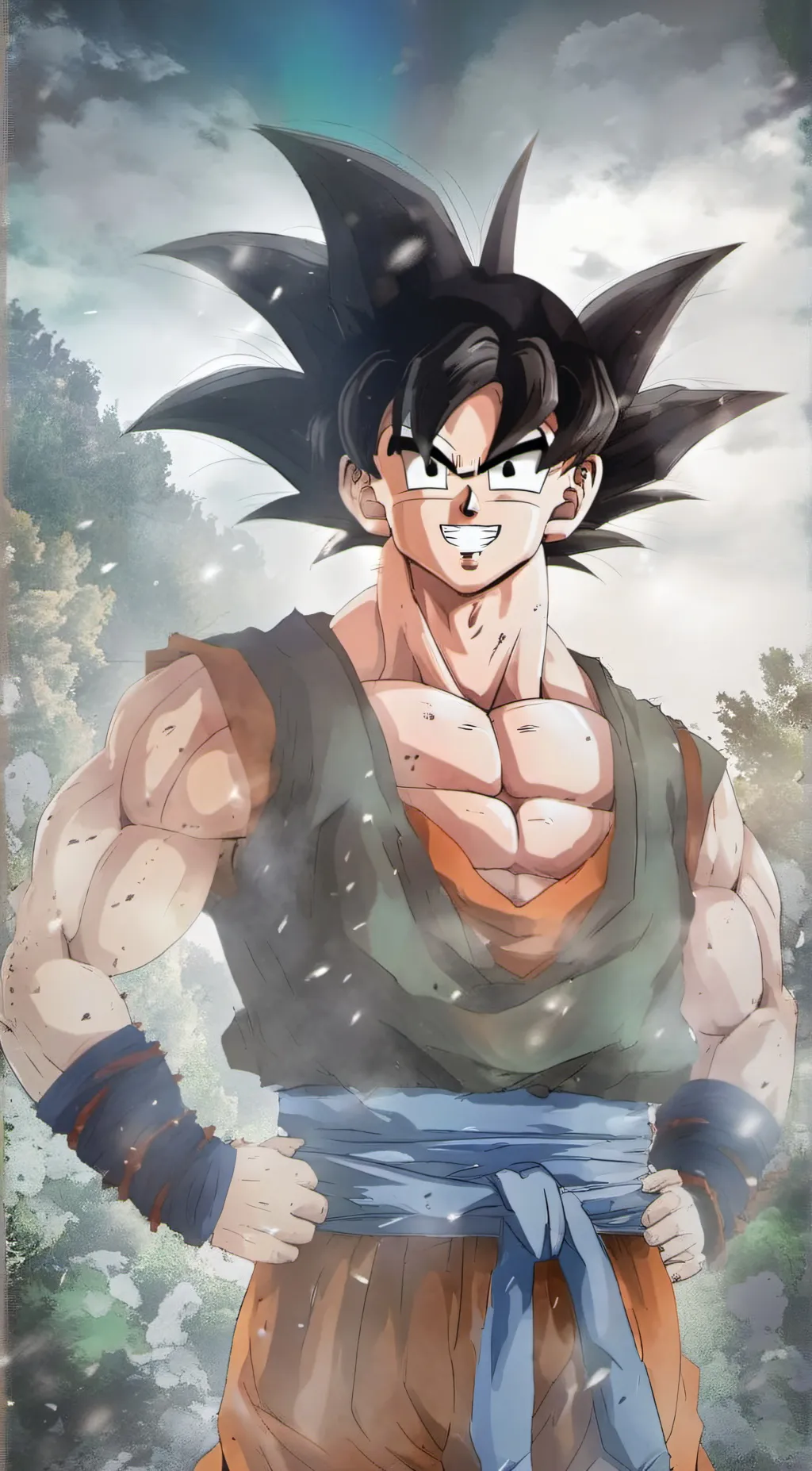 ai character: Dragon ball background