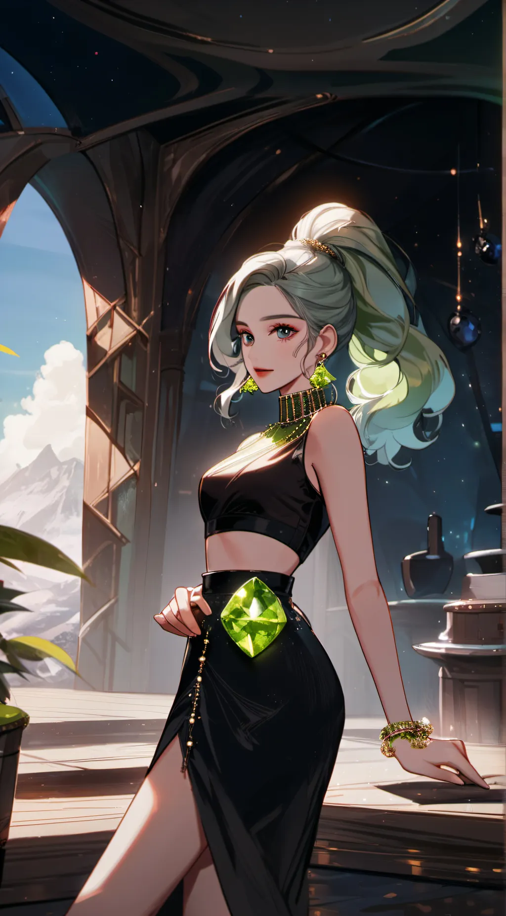 ai character: peridot  background
