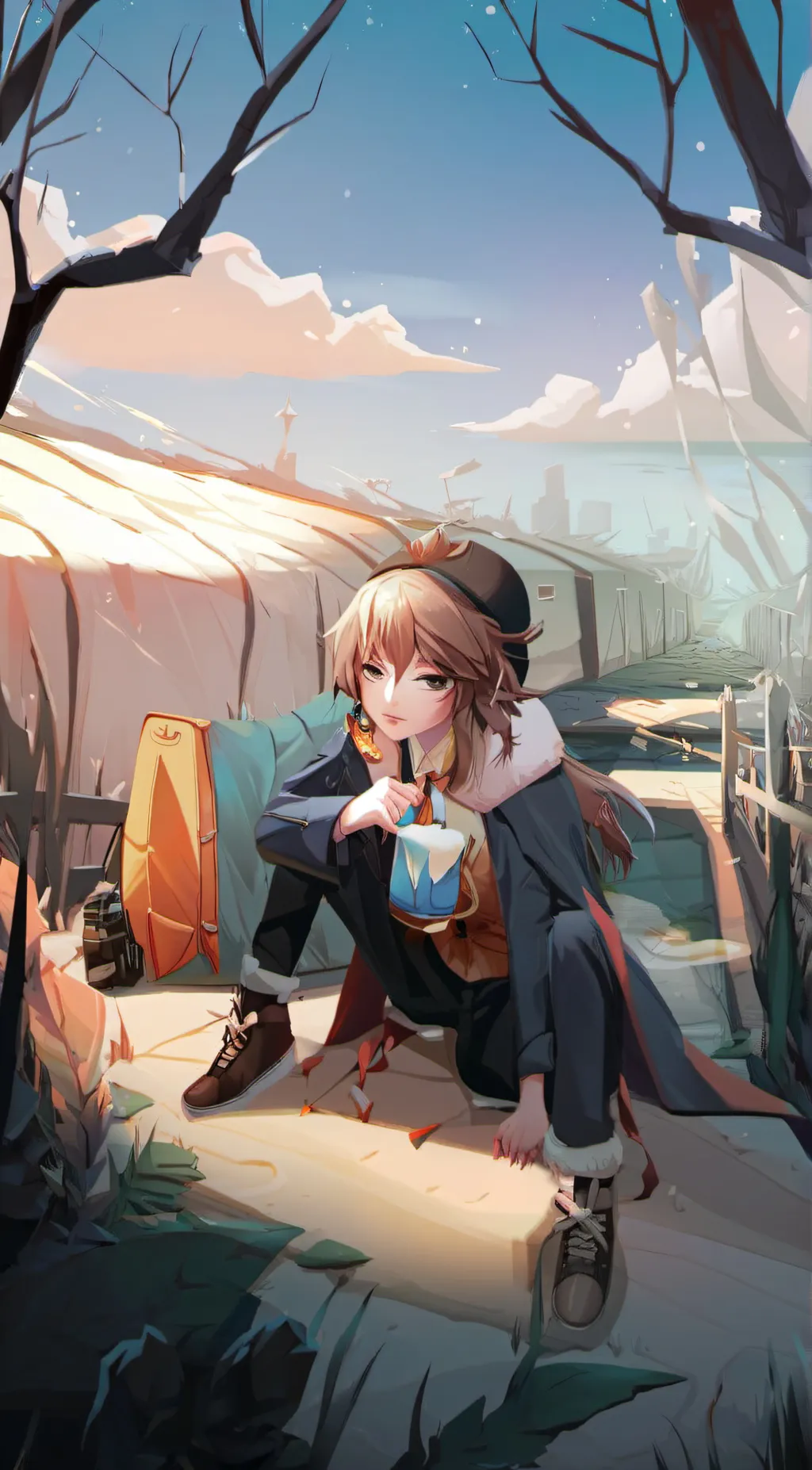 ai character: elly background