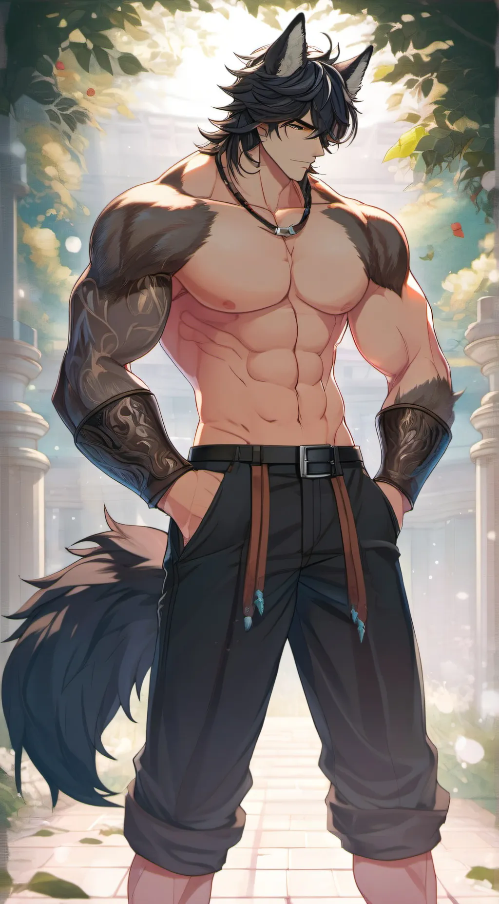 ai character: Stolas-Rouge background