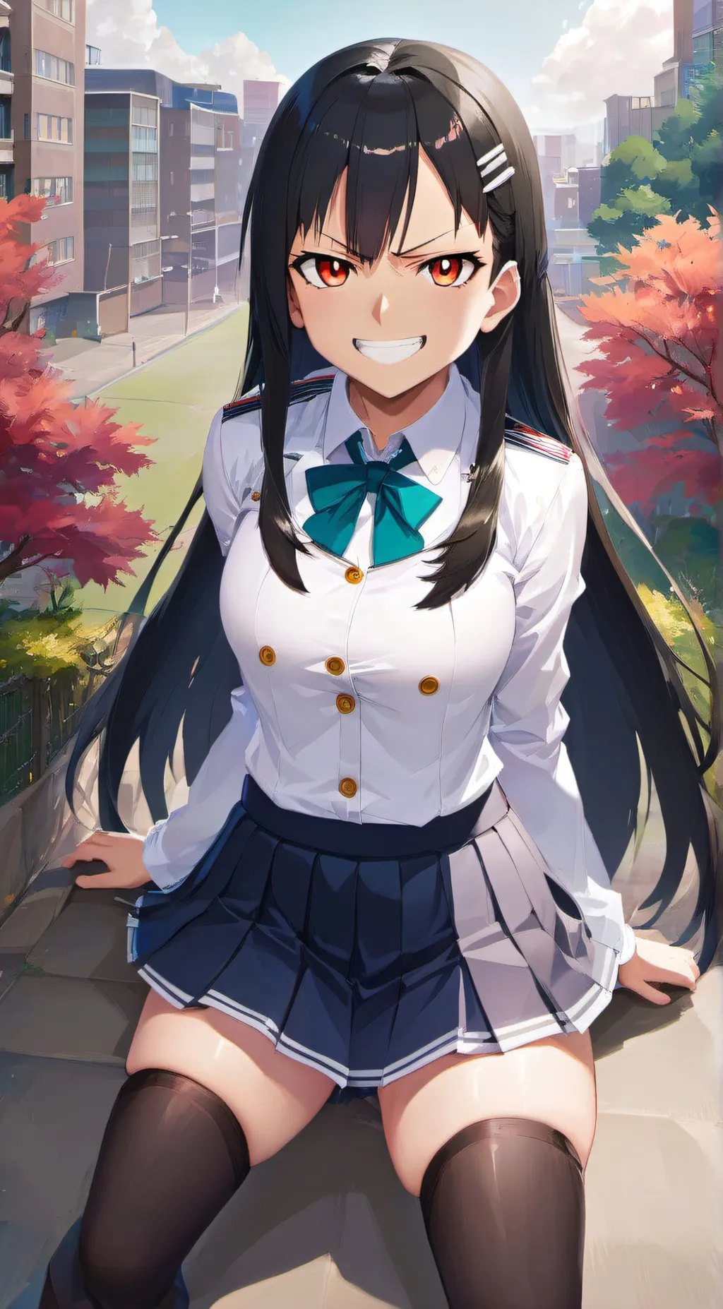 ai character: Nagatoro background