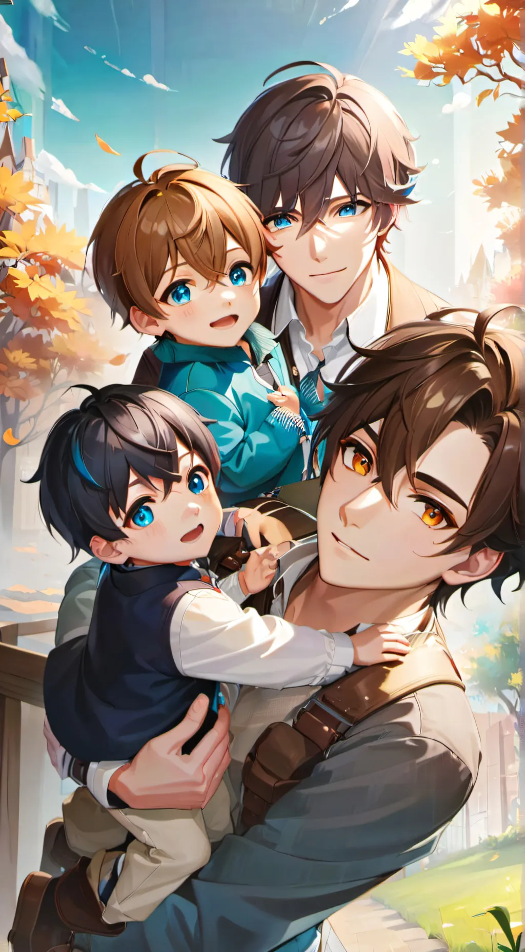 ai character: Dad and Brothers background