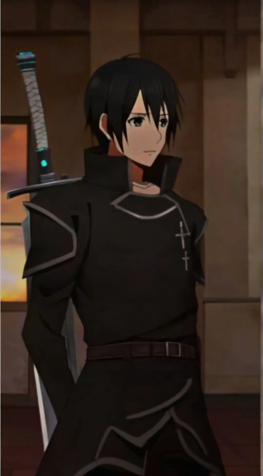 ai character: kirito  background