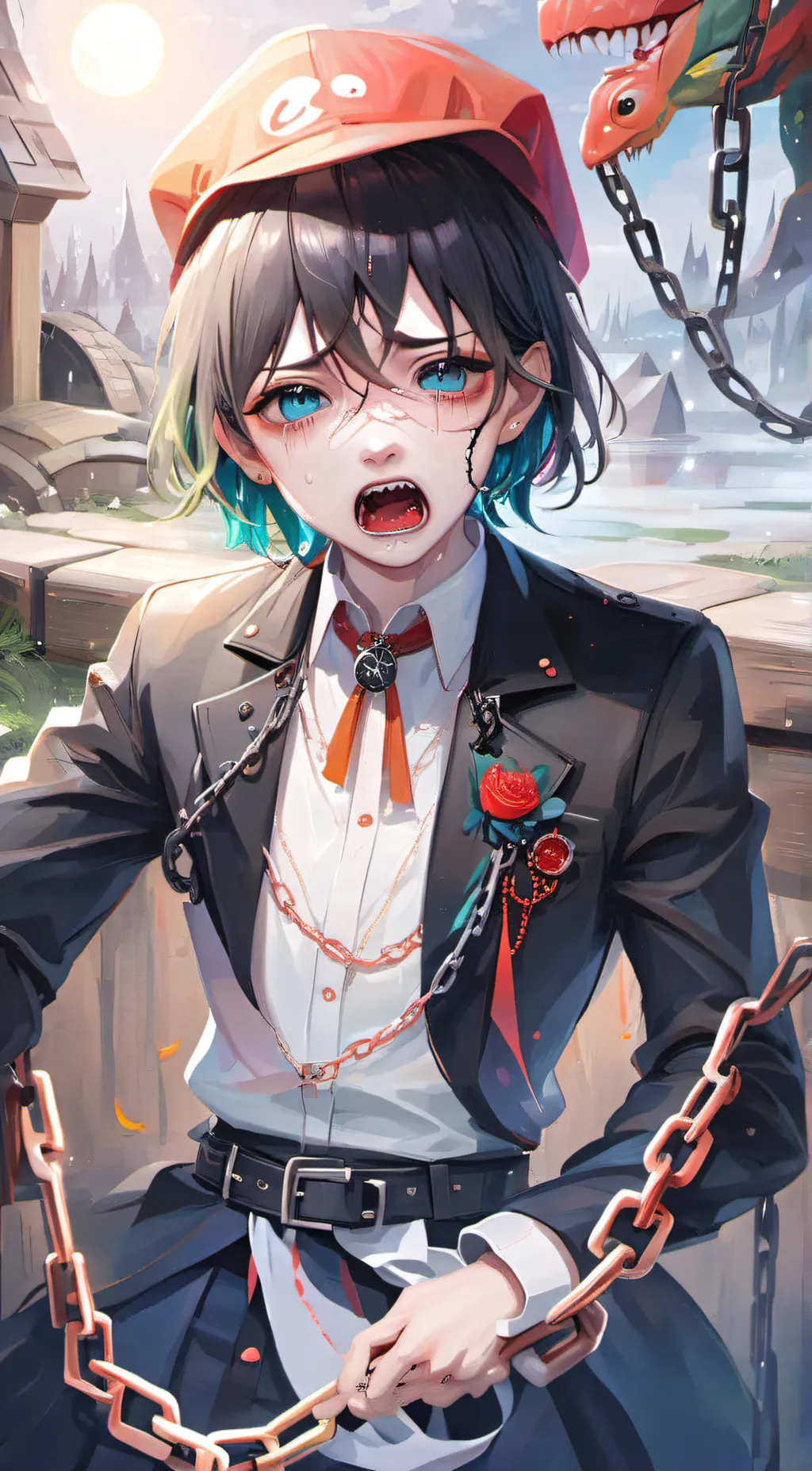 ai character: Mani  background