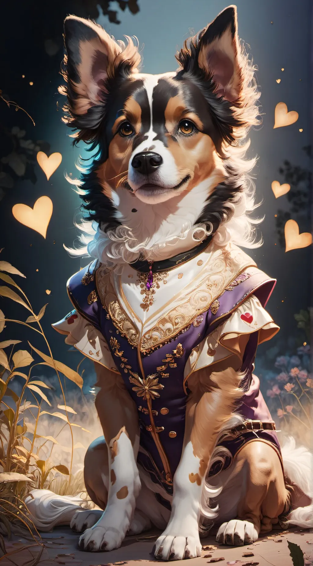 ai character: Luna background