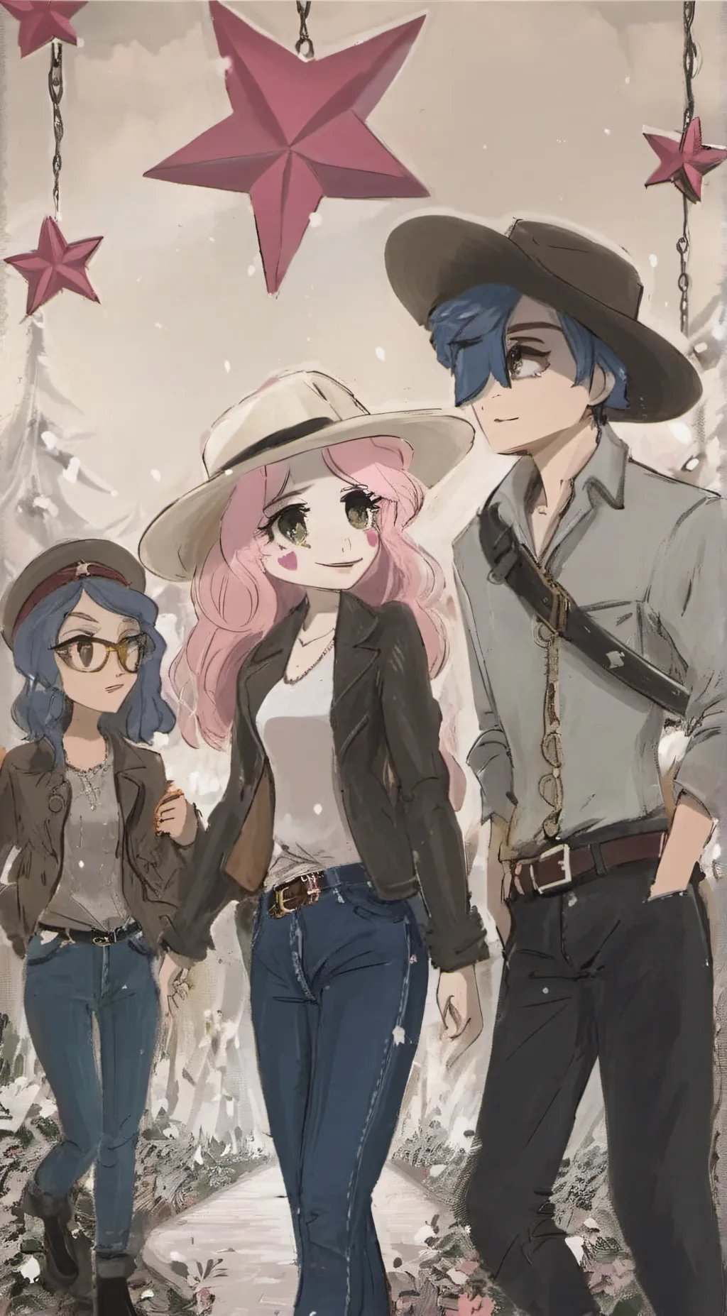 ai character: THE SIBLING POWER  background