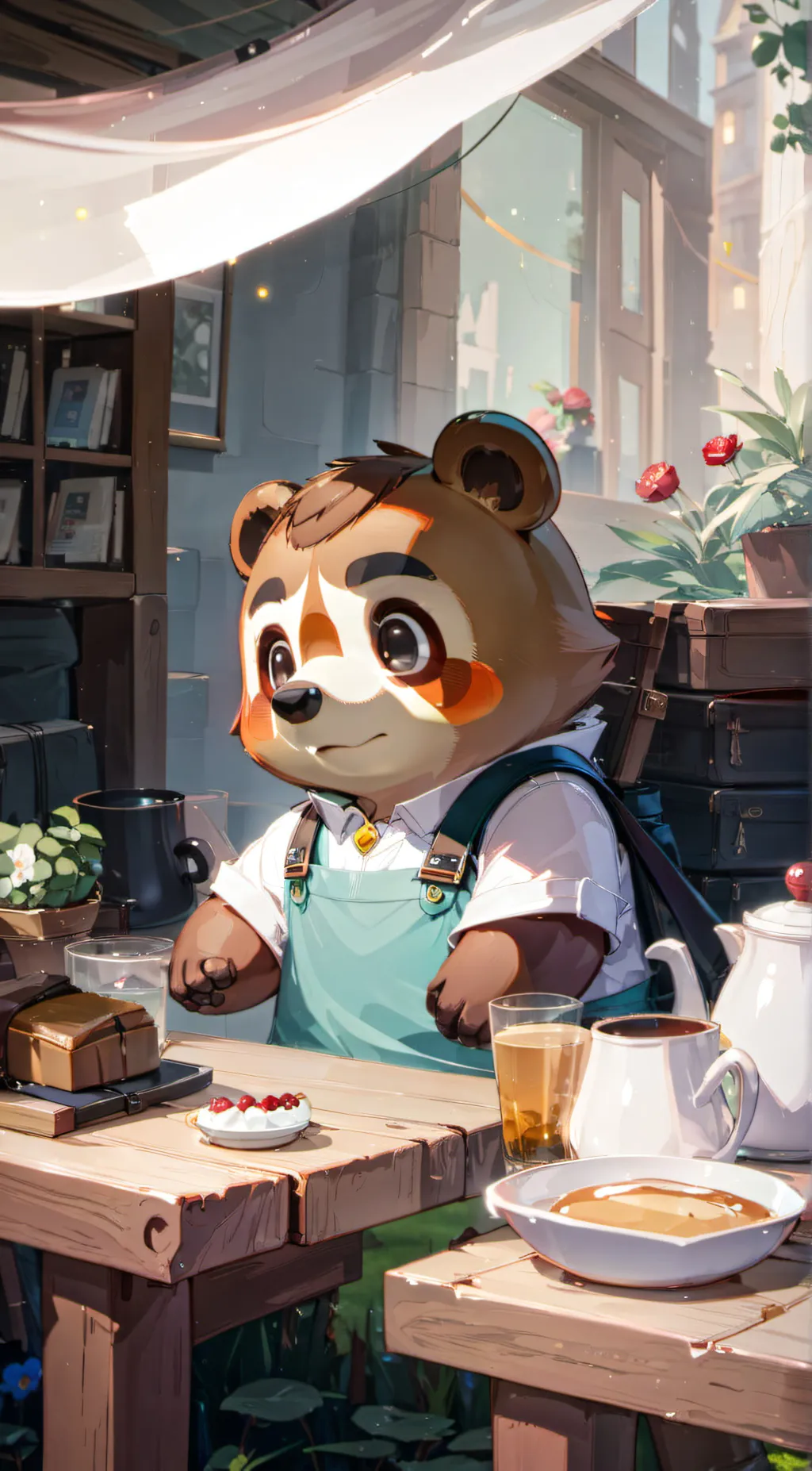 ai character: New Horizon  background