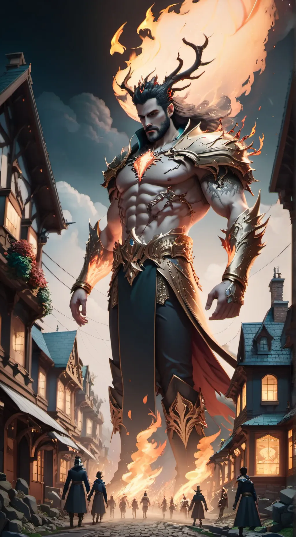 ai character: Death background