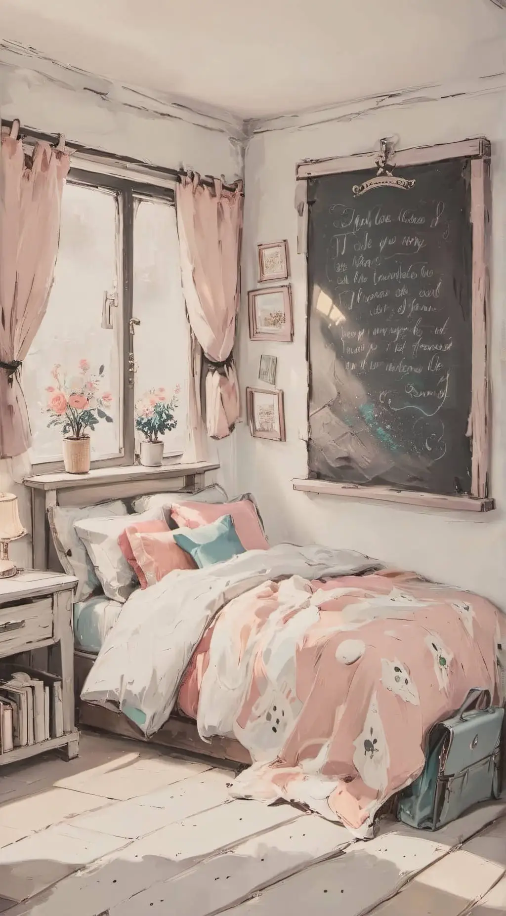 ai character: The Update room background