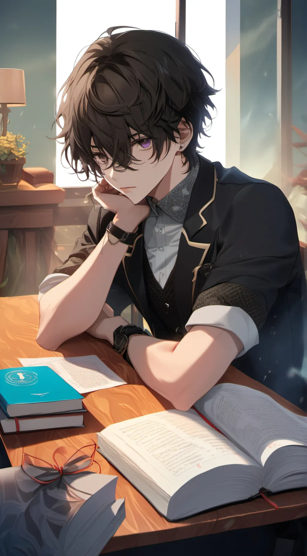 ai character: Rin background