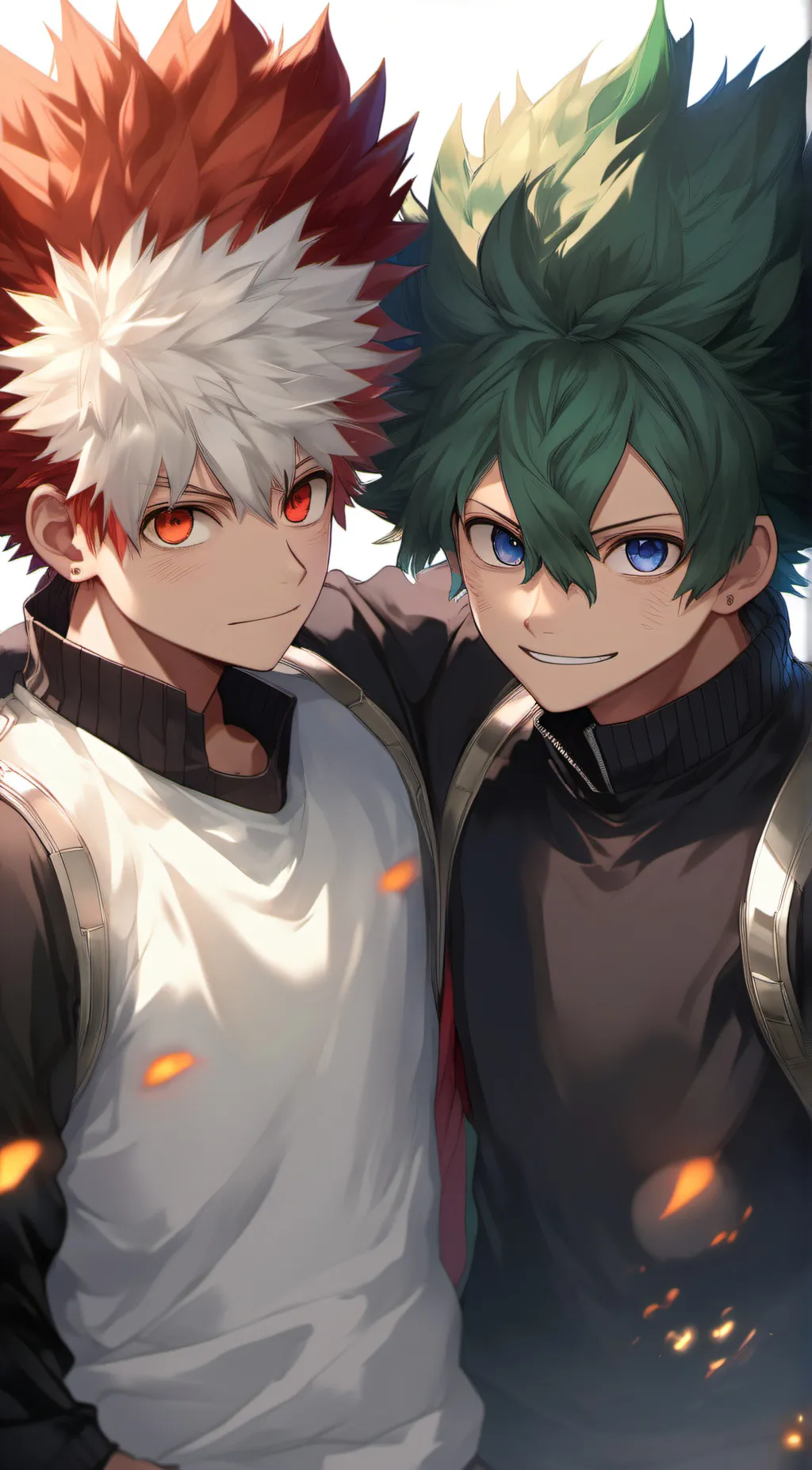 ai character: Baku/Deku/Todo background