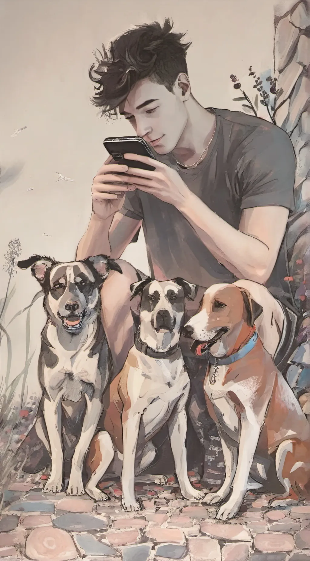 ai character: maxwell diff background