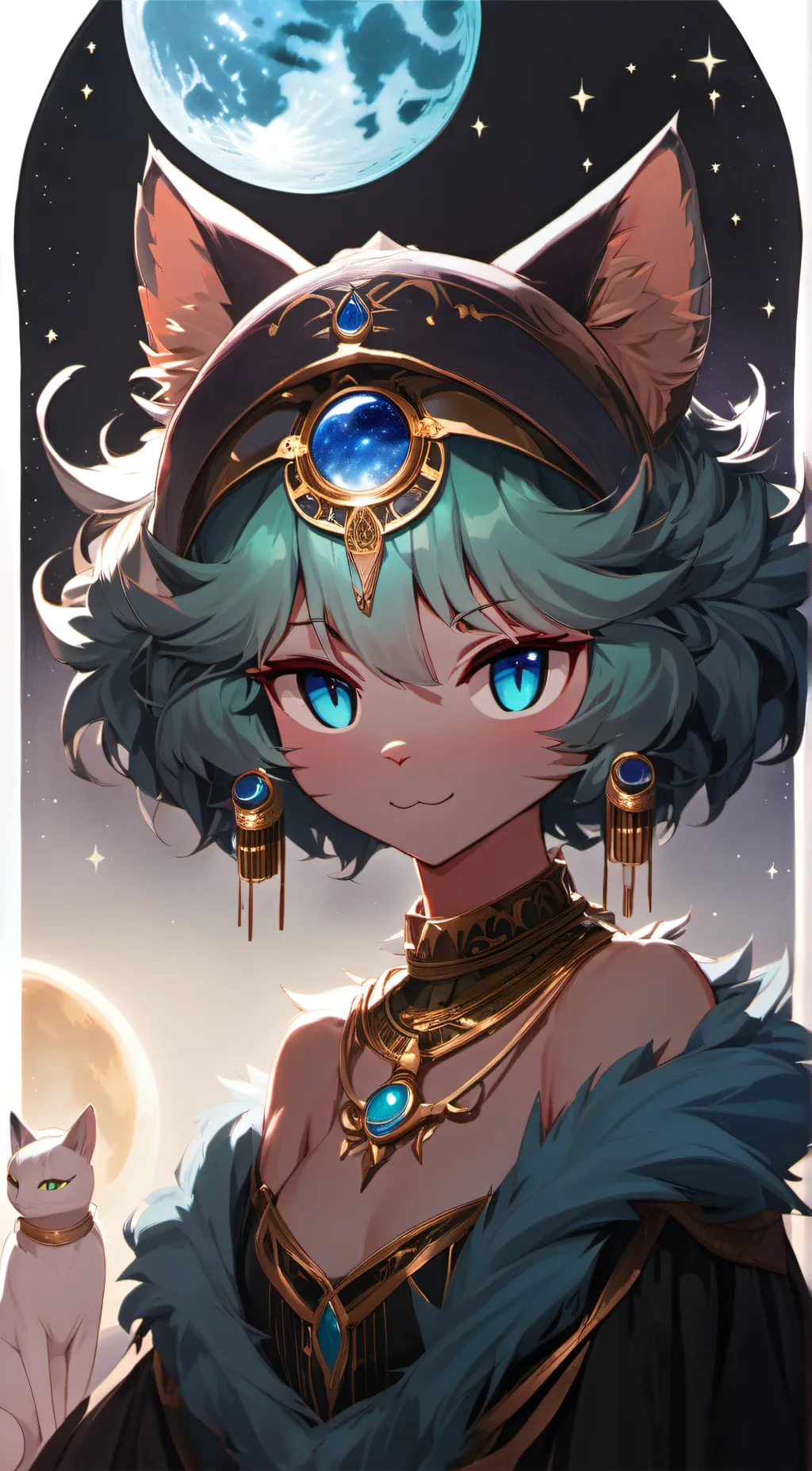 ai character: Tsuki background