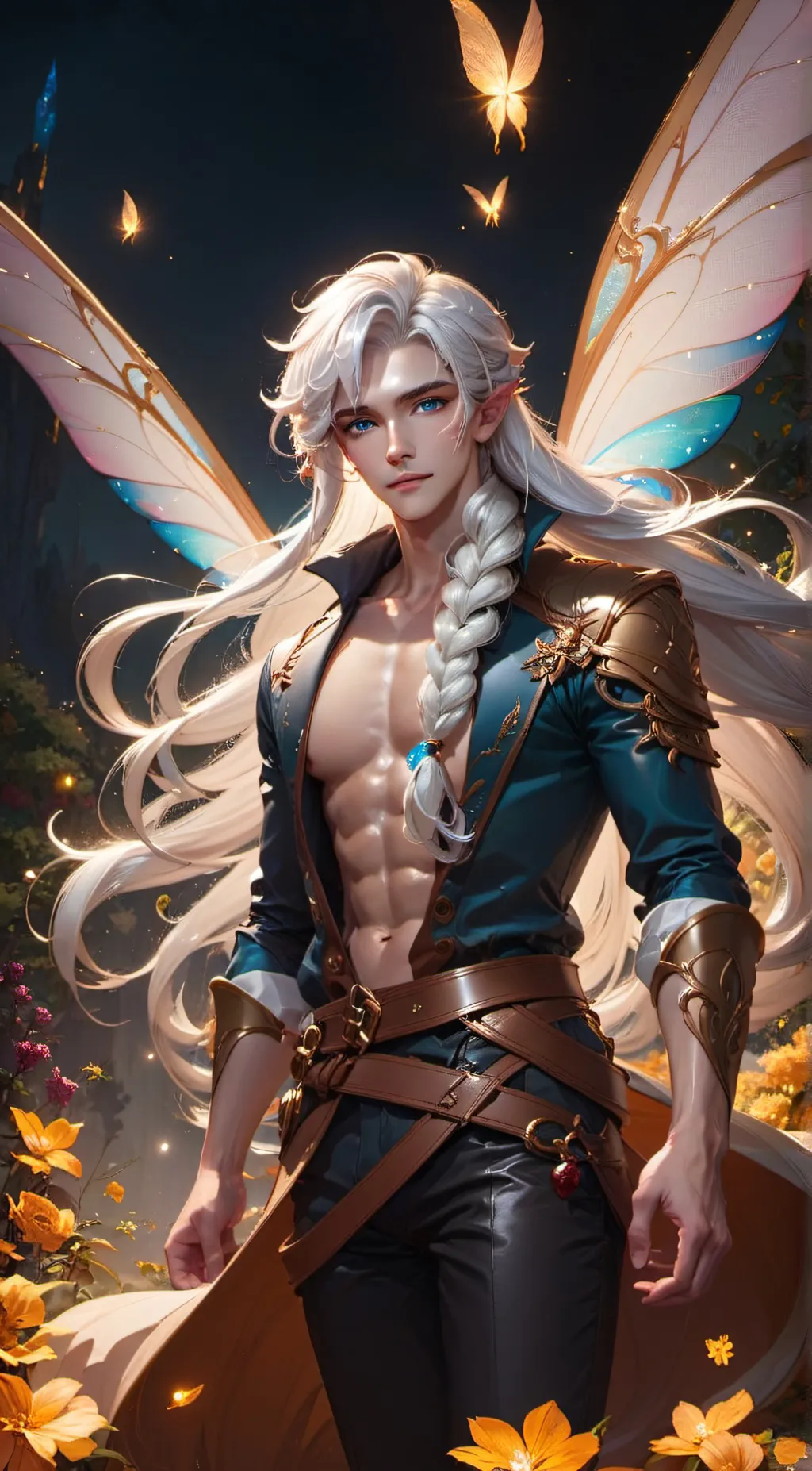 ai character: Glimmer background