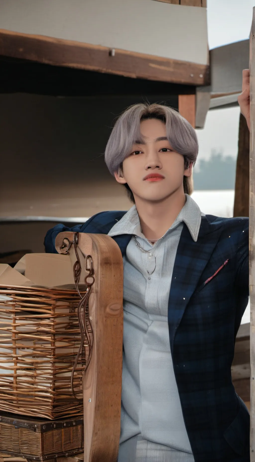 ai character: Jeon Jungkook😘  background