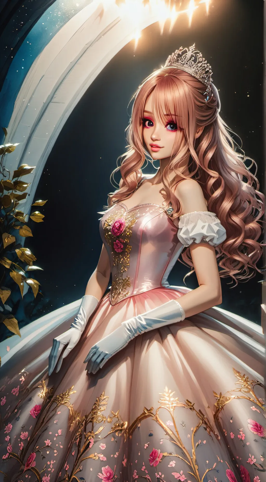 ai character: Cherry background