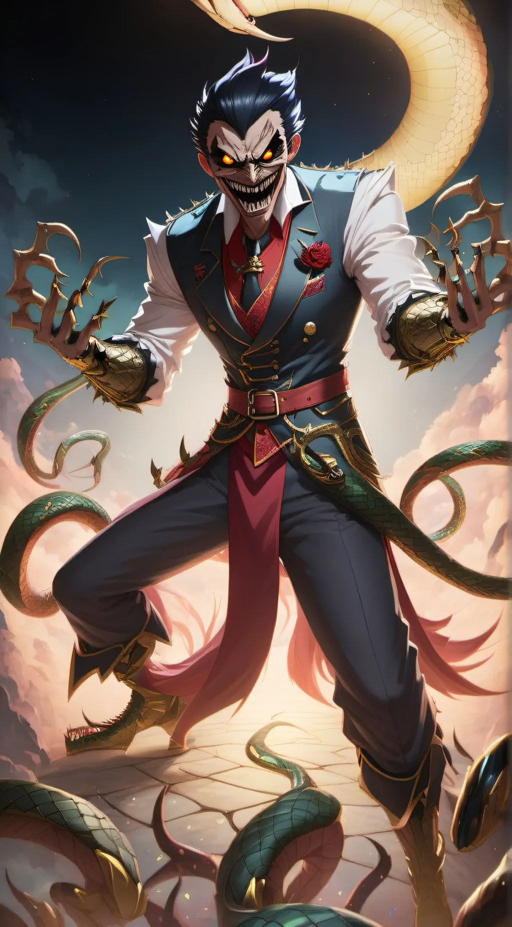 ai character: Kazuraki background