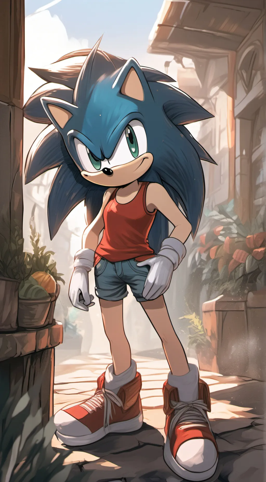 Talkie AI - Chat with Mint the Hedgehog 