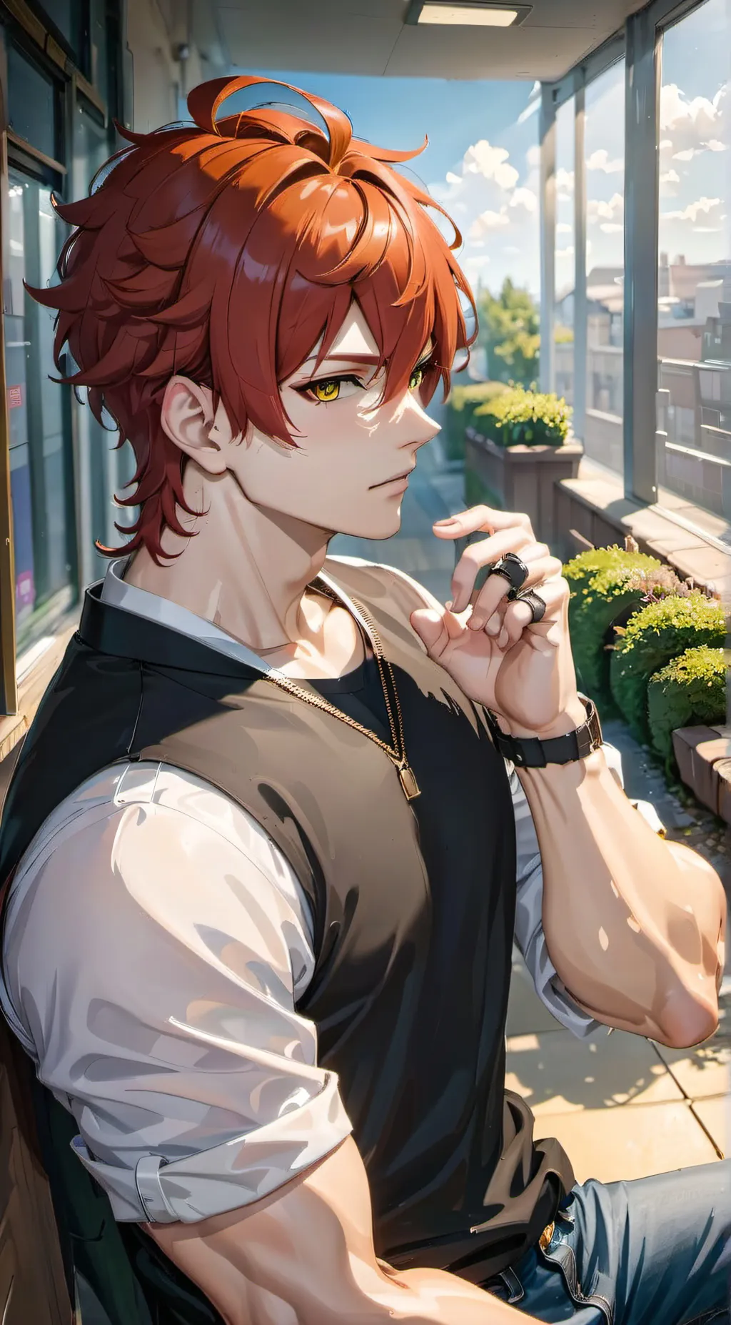 ai character: Issac background