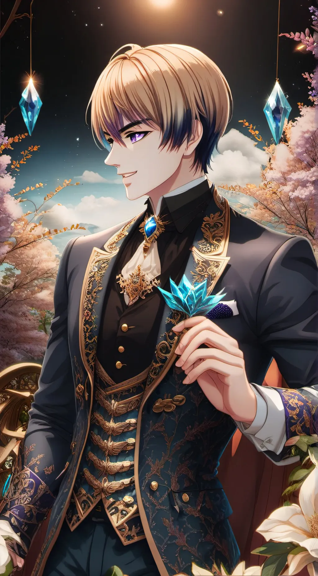 ai character: prince noah background