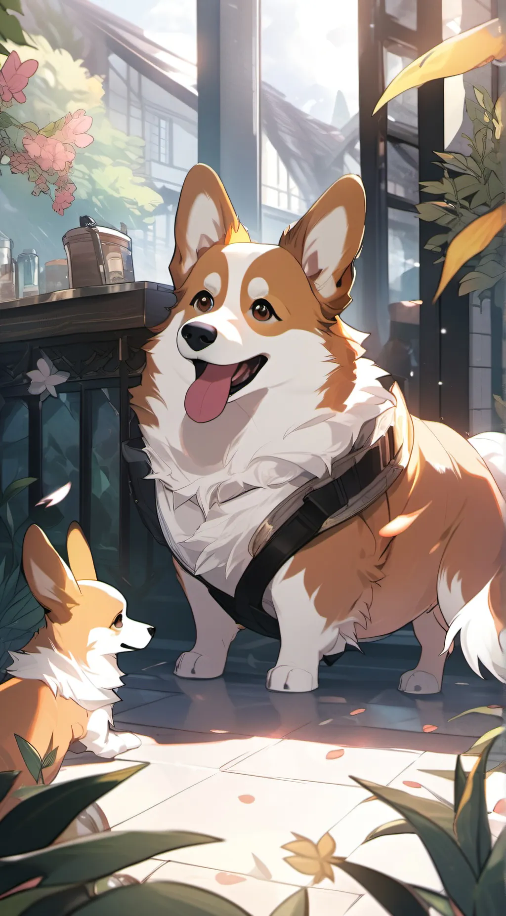 ai character: Buxster princess  background