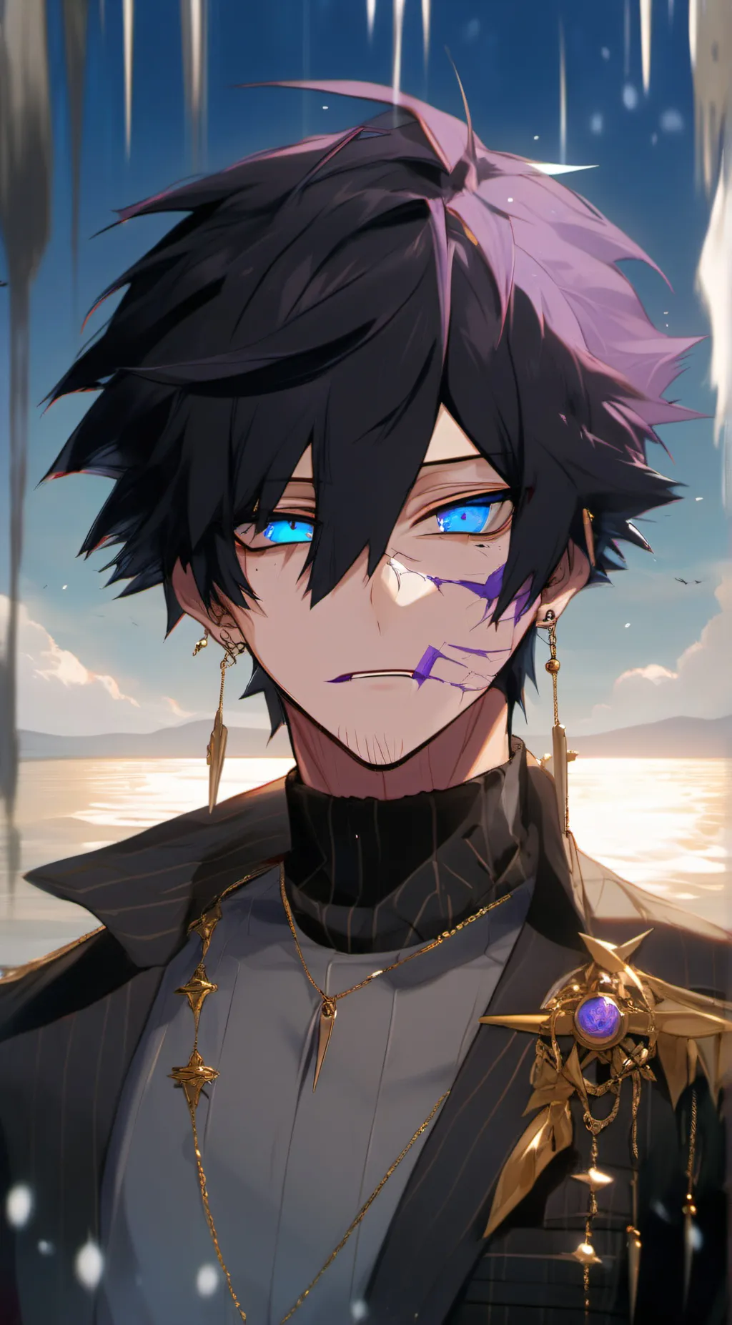 ai character: Dabi (Touya)  background