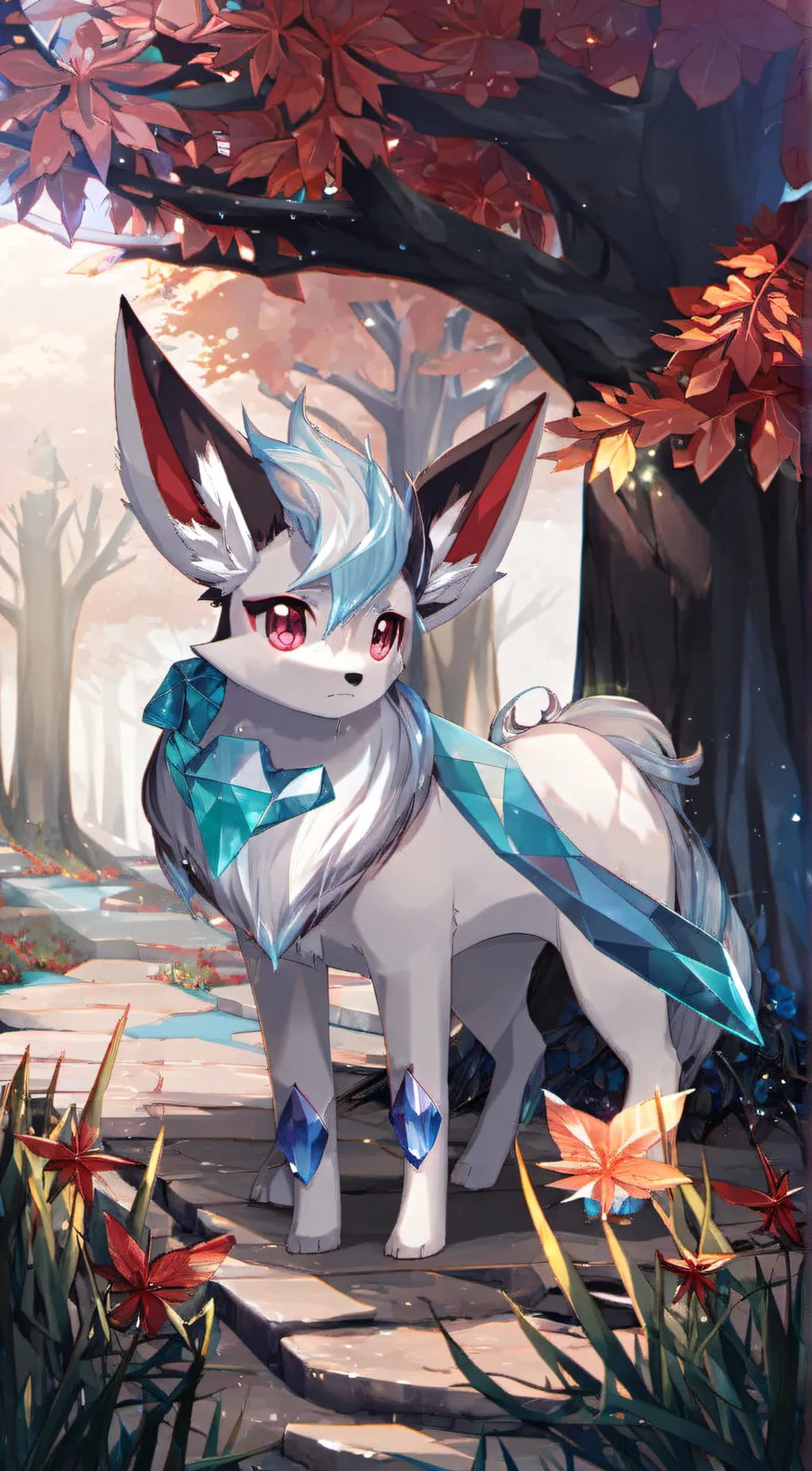 ai character: Naydra th Crysteon background