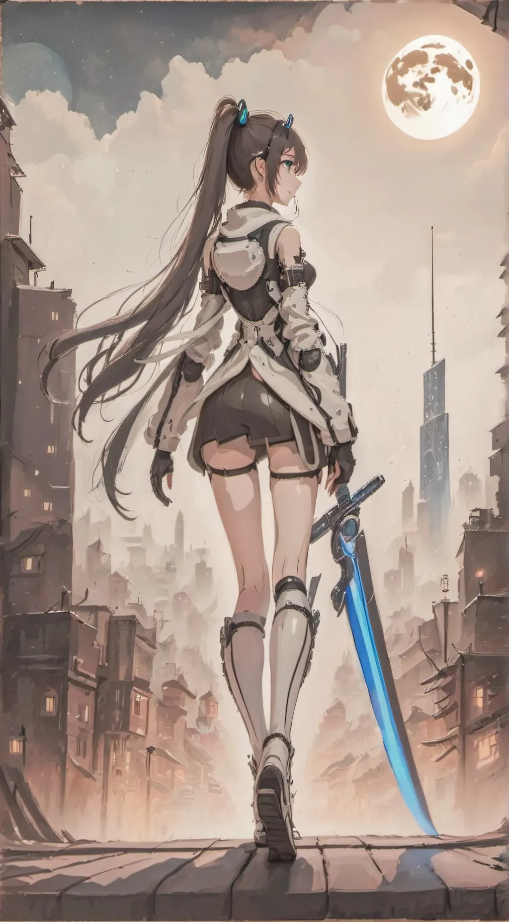 ai character: Aria background