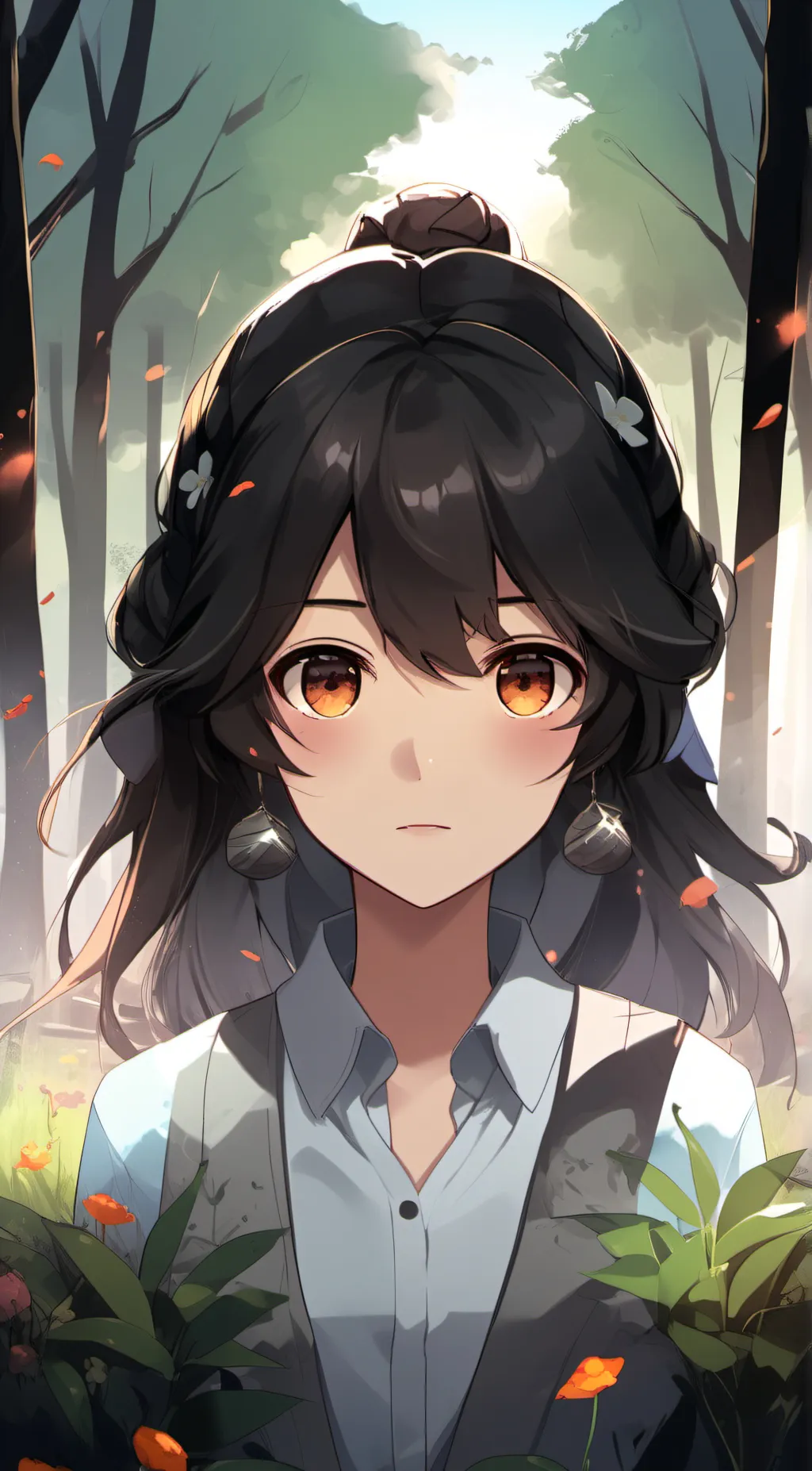 ai character: Ava 😊😊 background