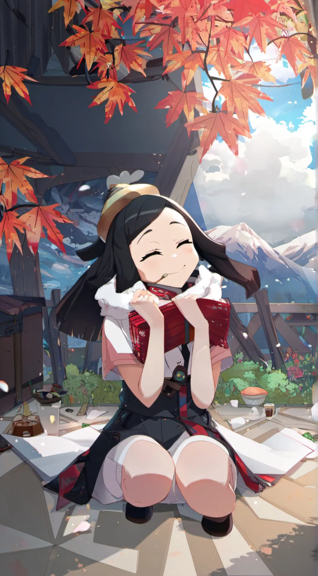 ai character: the girl background