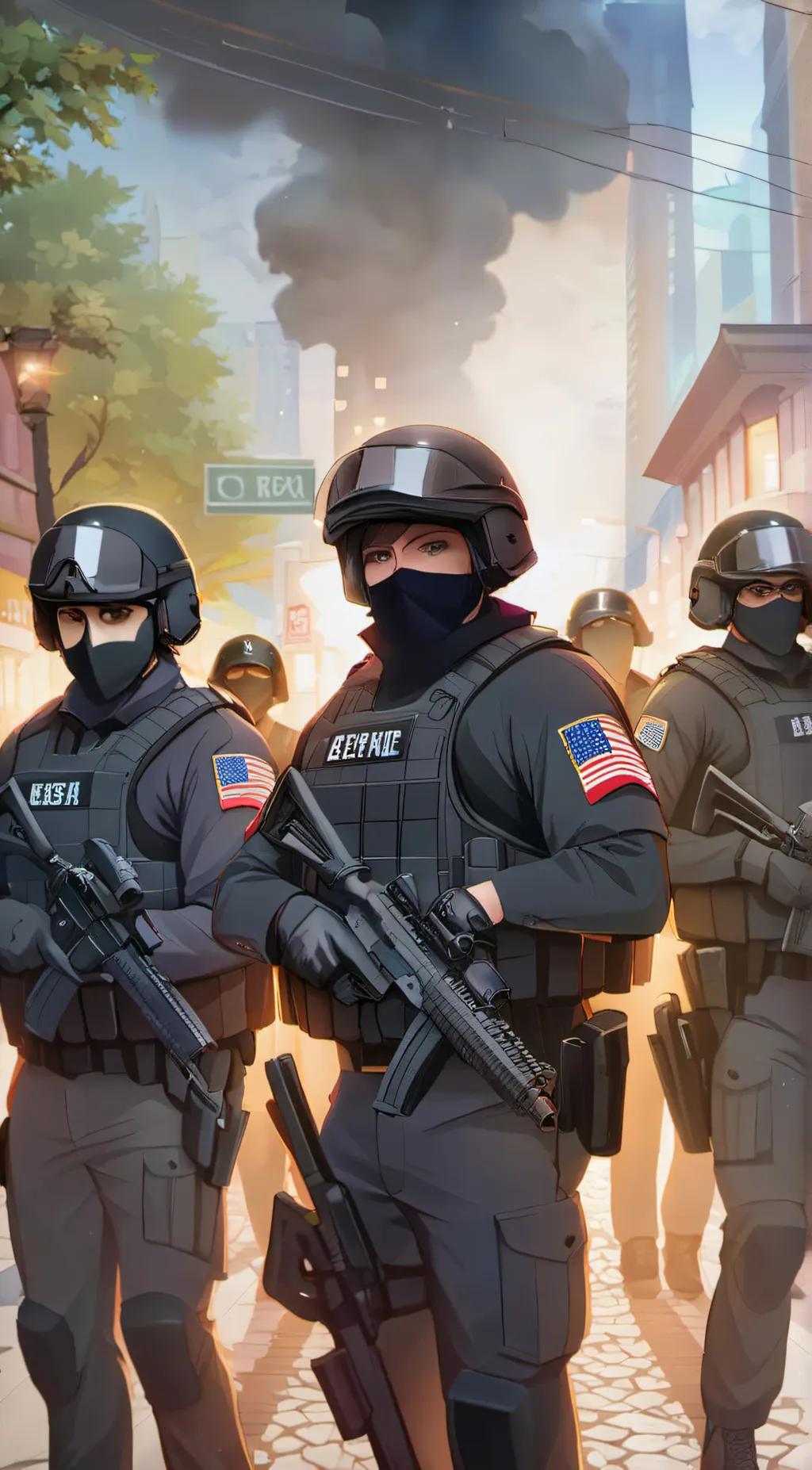 ai character: Russian army background