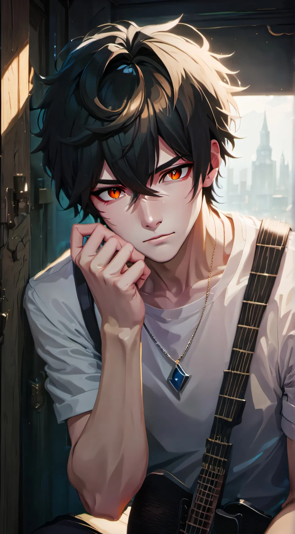 ai character: Damian background