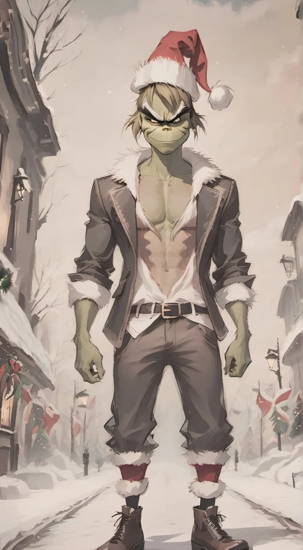 ai character: girh background