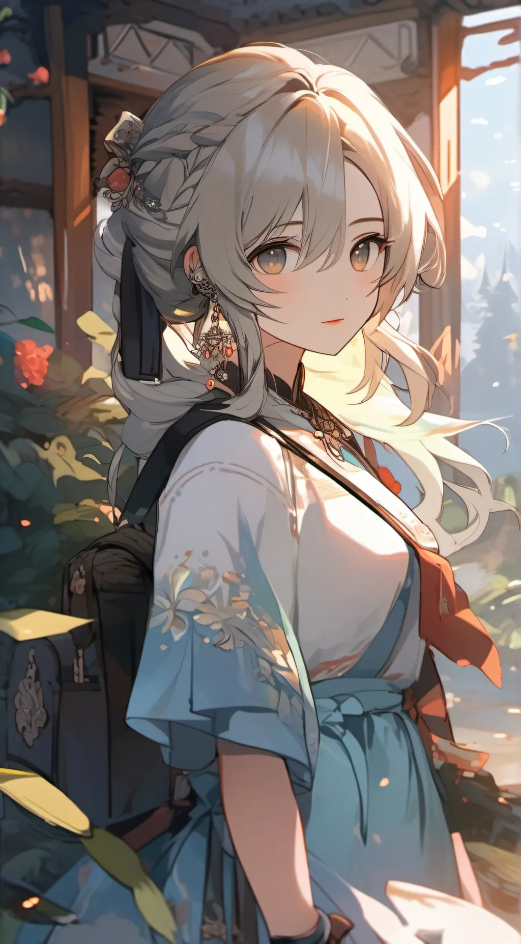 ai character: angel background