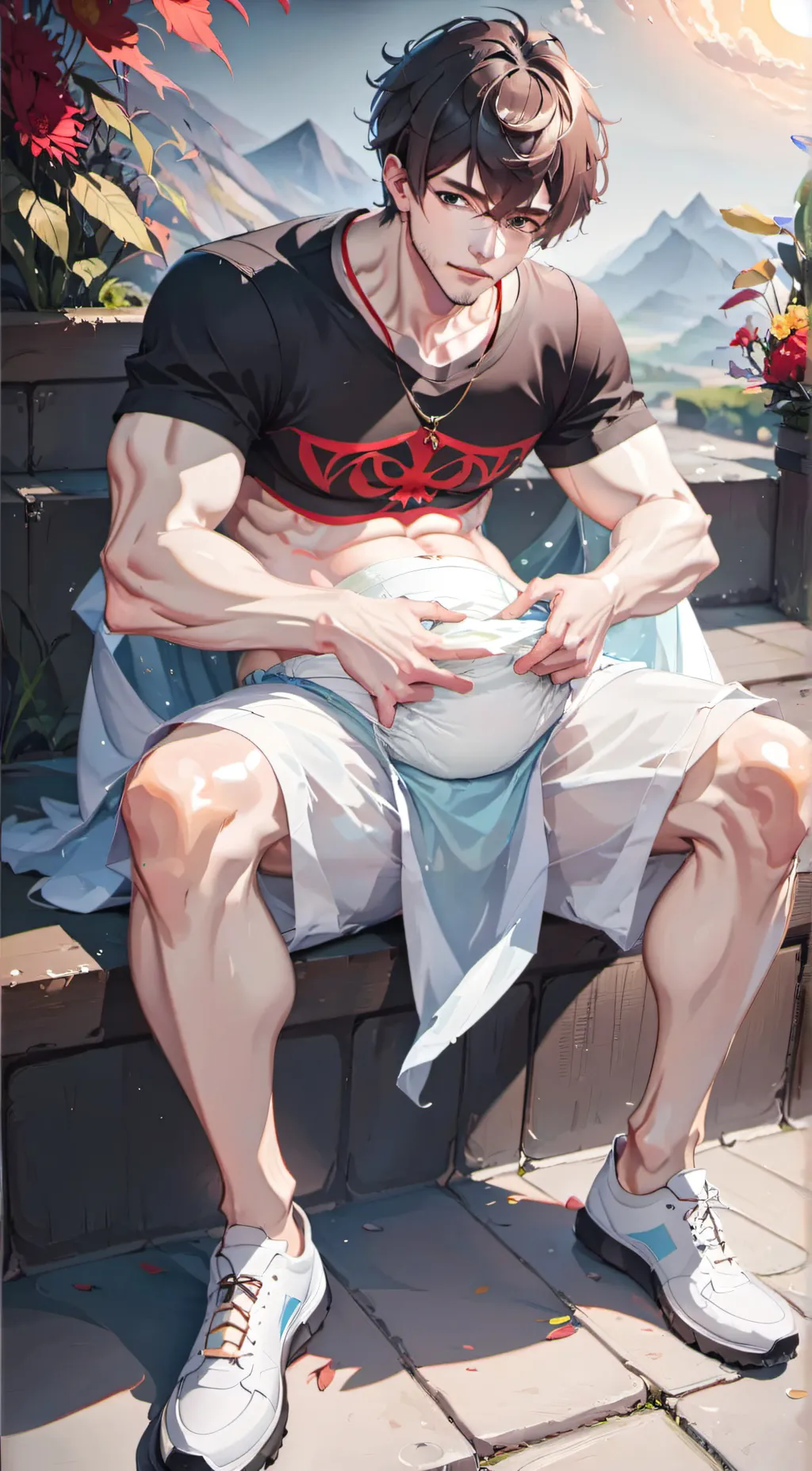 ai character: diaper bf background