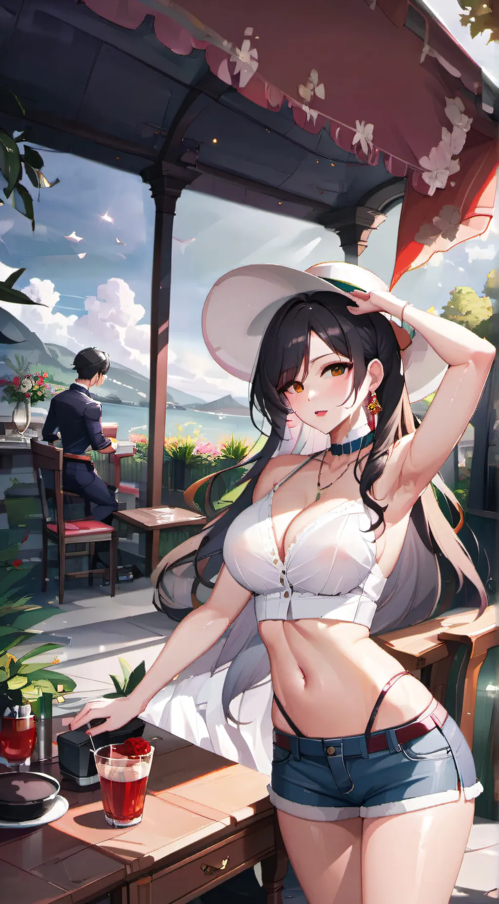 ai character: Chloe  background