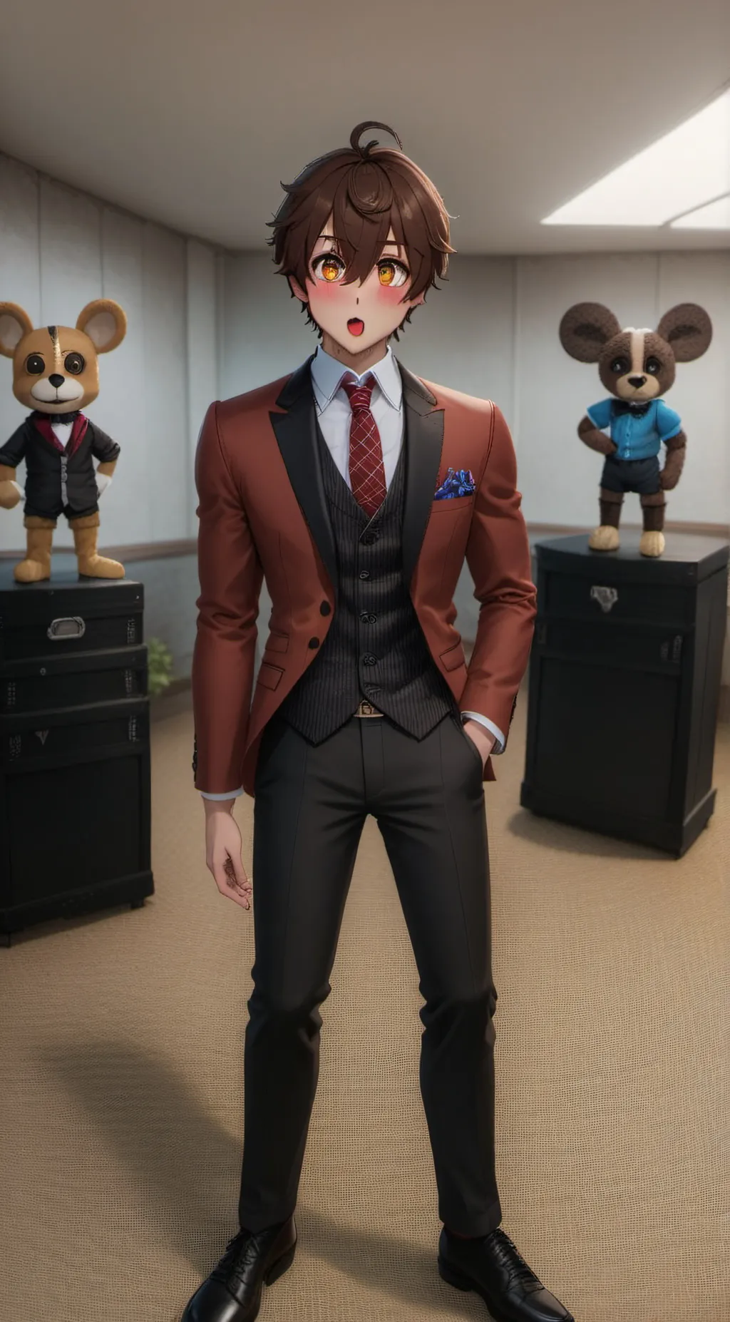 ai character: showtime steve background
