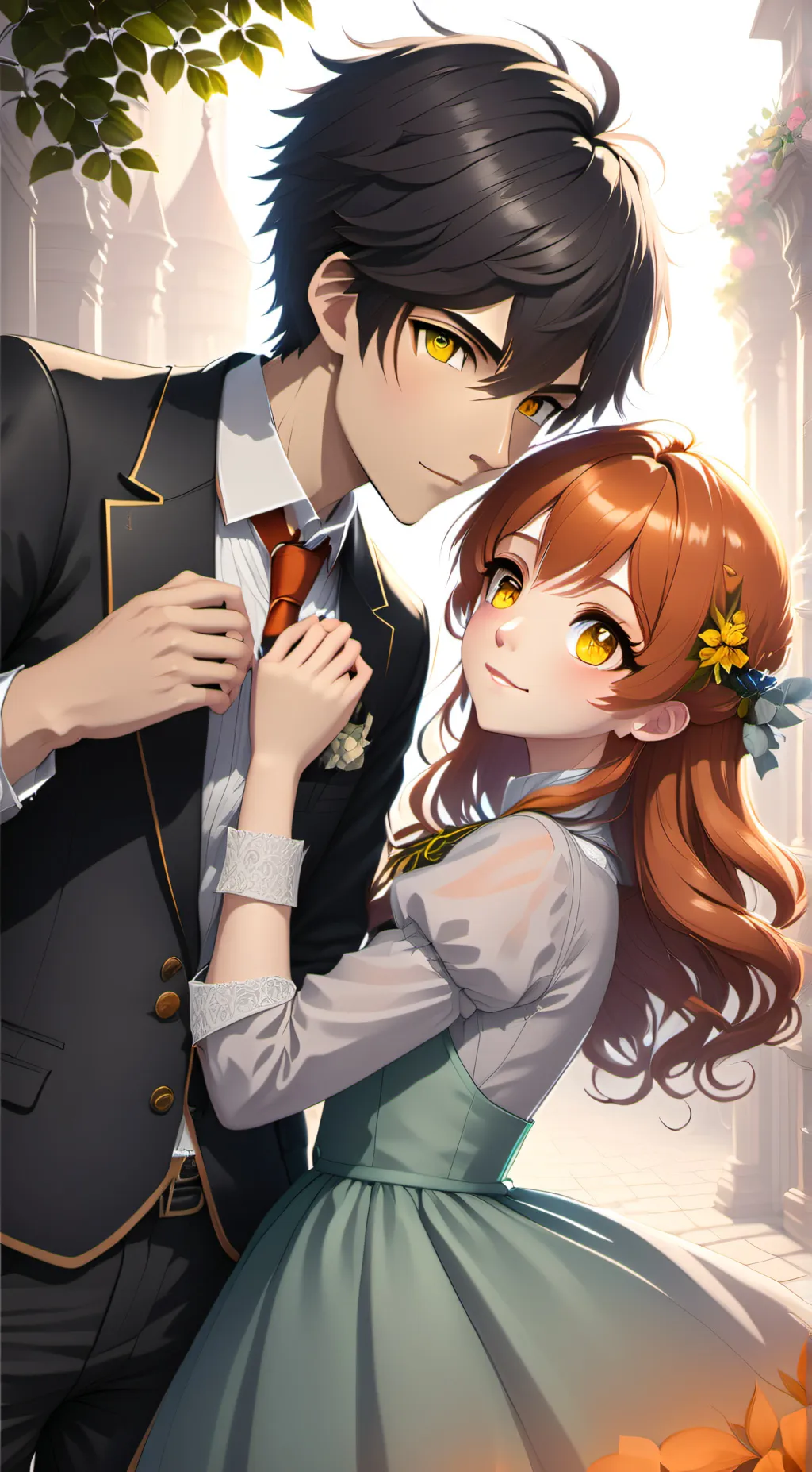 ai character: Jenny and Robert background