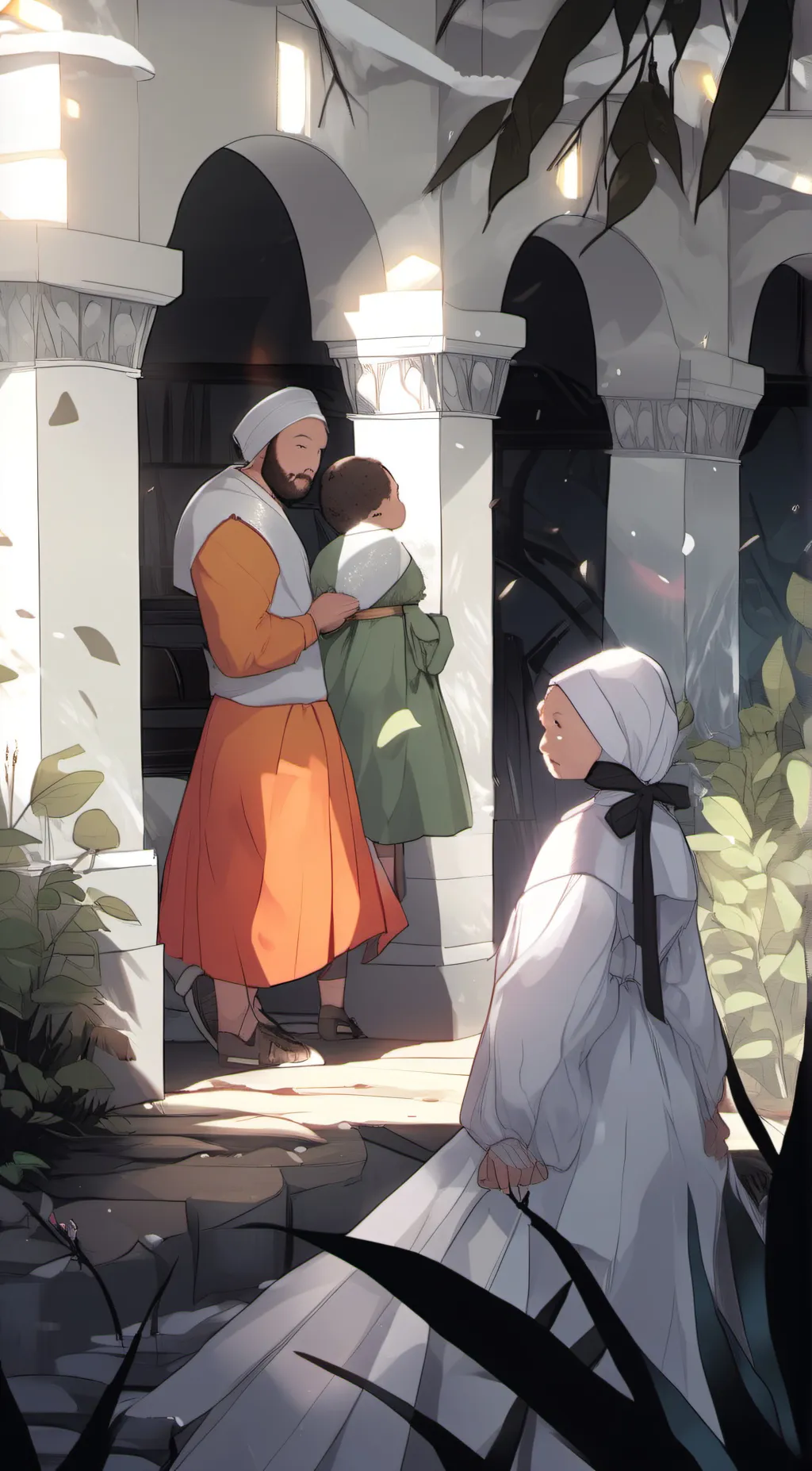 ai character: people background