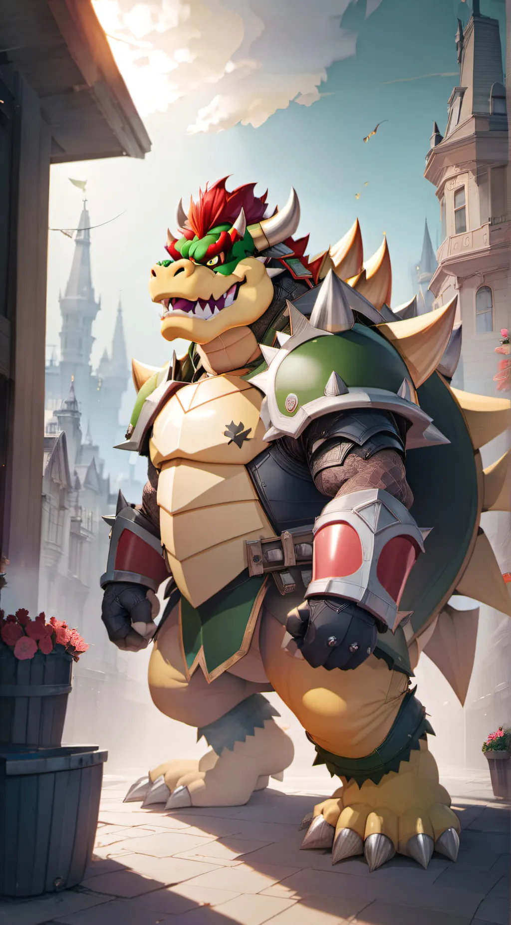 ai character: bowser background