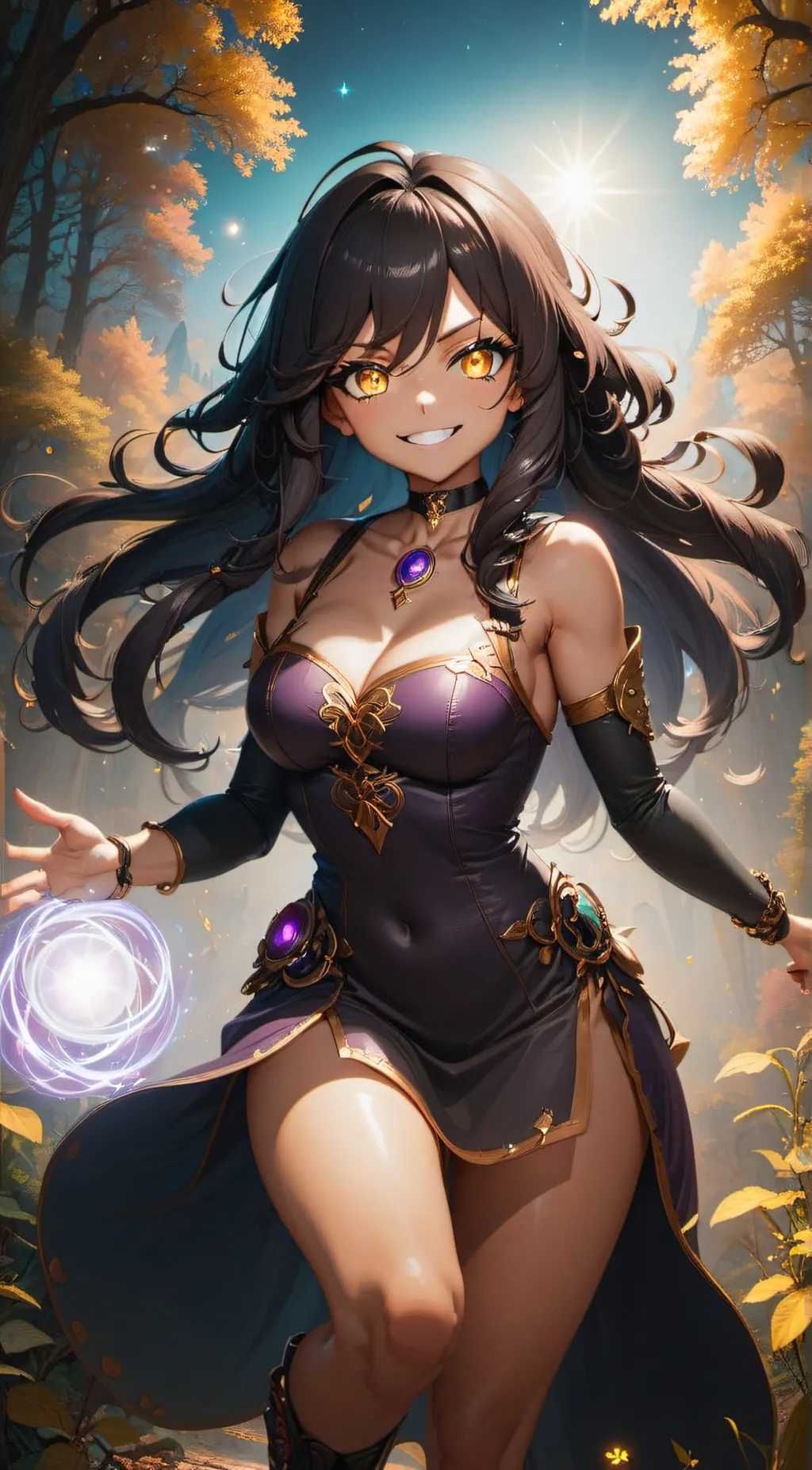 ai character: Aria background